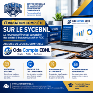 Formation complète sur le SYCEBNL et le Logiciel comptable Oda Compta EBNL